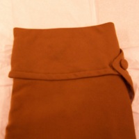 Detail View of Golden Brown Cutaway Coat