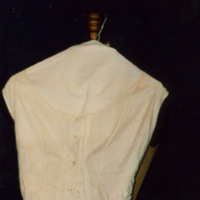 Front View of Corset Cover with Front Pleats
