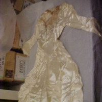 Front View of 40's Wedding Dress