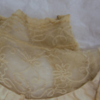 Detail View of Wedding Dress and Veil