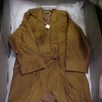 Front View of Golden Brown Cutaway Coat