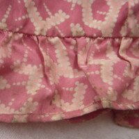 Detail View of Pink Patterned Dress